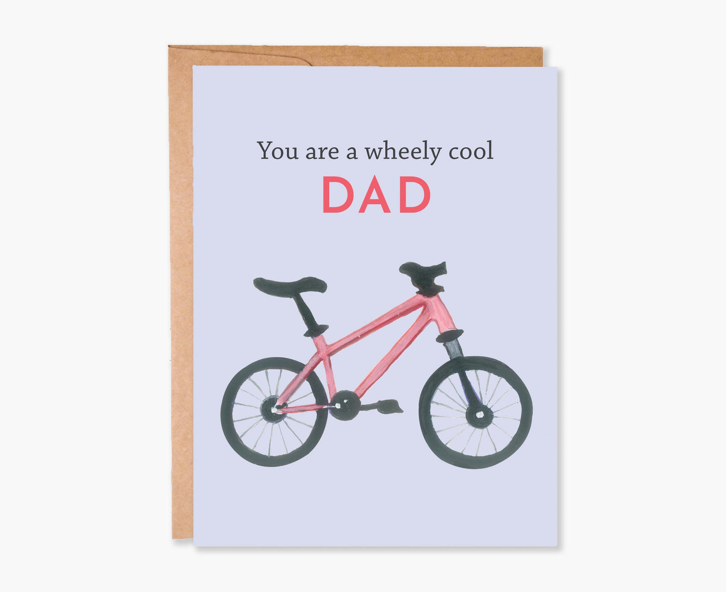 Fathers Day Card Funny, Happy Father's Day Card, Card from Kids, Card for Dad, Bike Dad Card, Cute Dad Card, Item Code - COTC D02