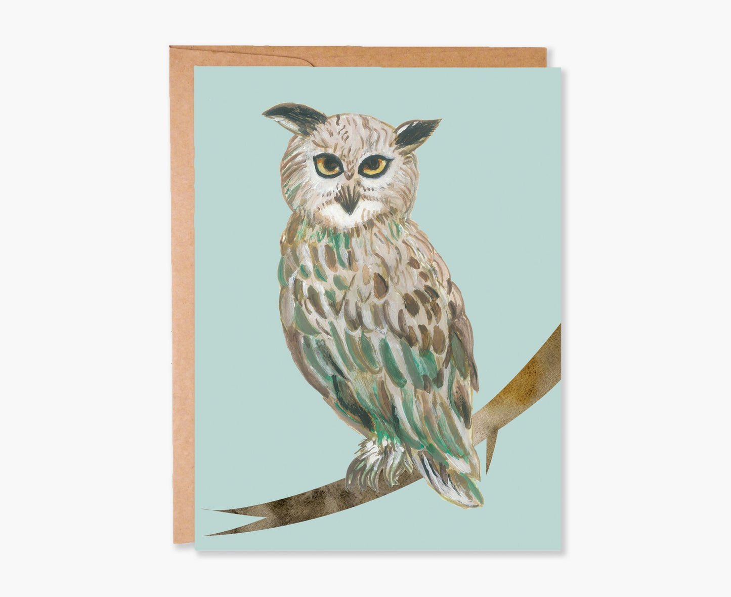 Owl Blank Card, Blank Card Set, Woodland Note Cards, Owl Bird Blank Card, Woodland Greeting Card, Wildlife Card, Item Code - COTC BL07