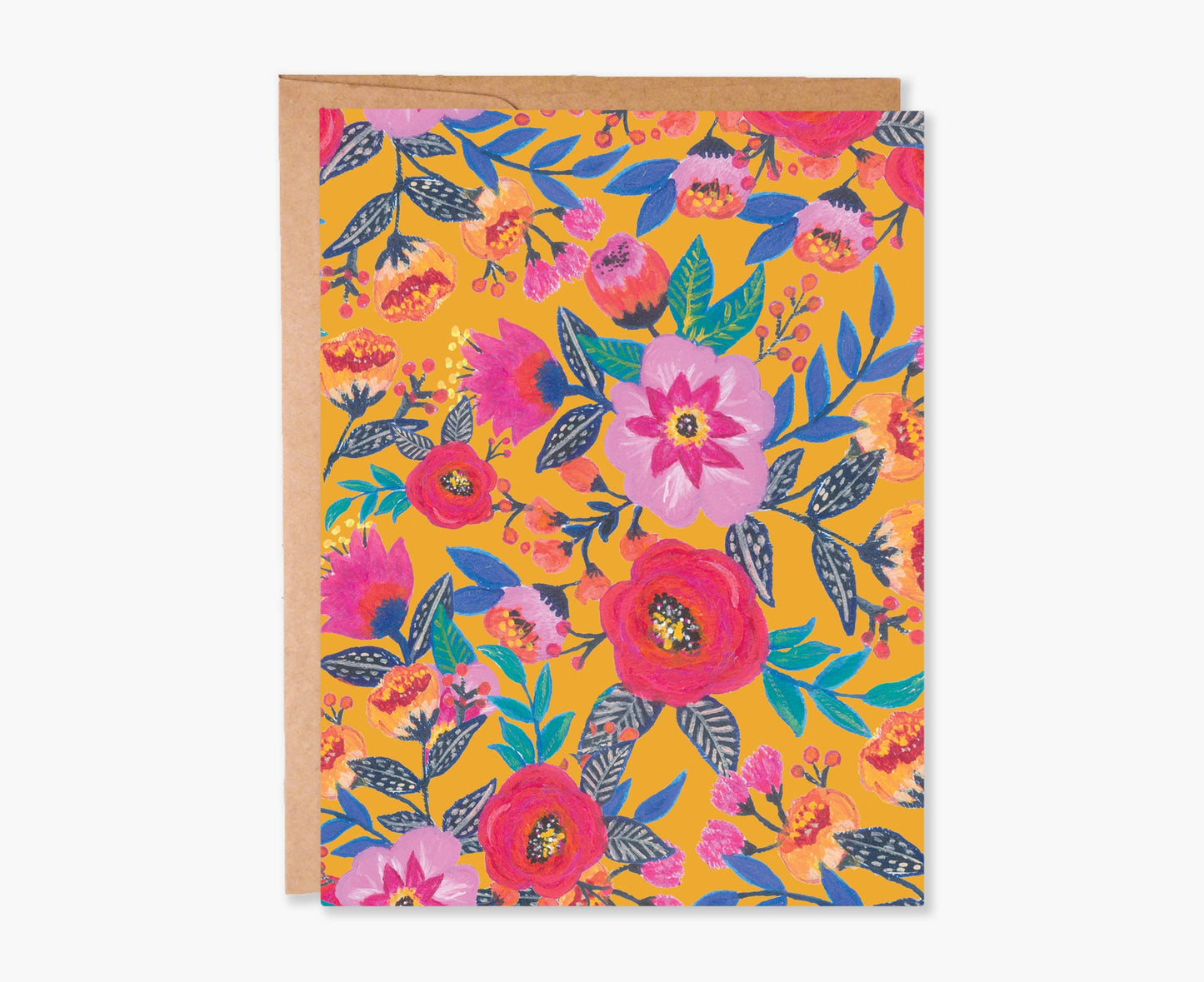 Floral Blank Card, Blank Card Set, Watercolor Blank Note Cards, Birthday Card, Congratulations Card, Any Occasion, Item Code - COTC BL22